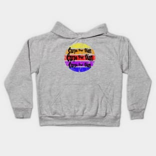 Carpe per diem Kids Hoodie